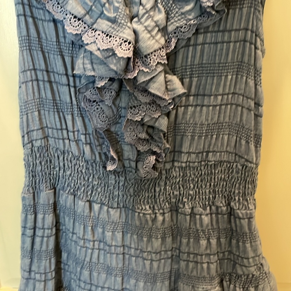 The Shirt by Rochelle Bergreens chambray dress- size S - Picture 3 of 3